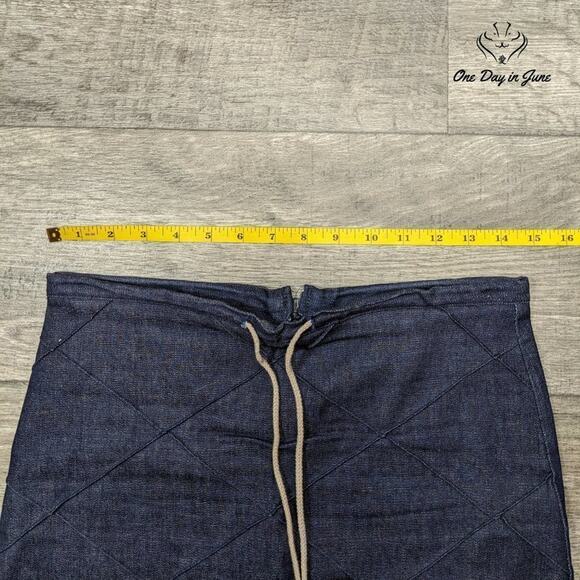 Tracy Evans Limited Juniors String Tie Denim Skirt Size 5 - Picture 2 of 4